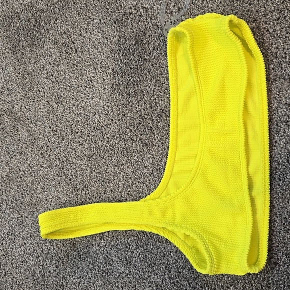 NWOT Good American Women One Shoulder Top Swim Bikini Sz 3/4 L/XL - Picture 4 of 7